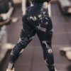 Tiedye – Leggings de gymnastique sans couture pour femmes, pantalon Push-Up, de sport, de Fitness, taille haute, d'entraînement, de Yoga, livraison directe