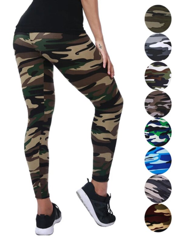 YSDNCHI – pantalon de Camouflage pour femmes, Style Graffiti, Slim, extensible, legging vert de l'armée, Deportes, K085, 2022