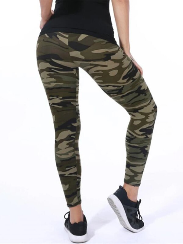 YSDNCHI – pantalon de Camouflage pour femmes, Style Graffiti, Slim, extensible, legging vert de l'armée, Deportes, K085, 2022