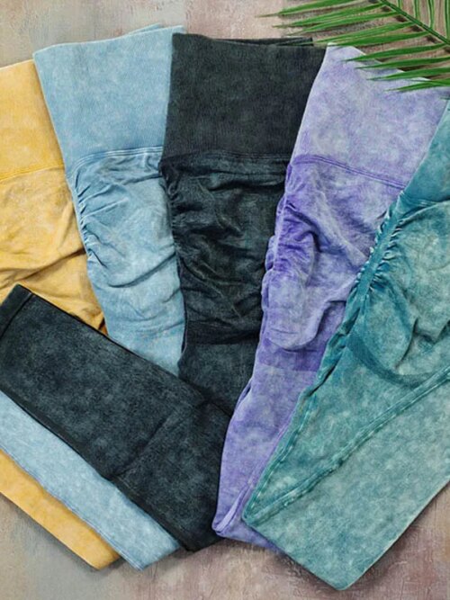 Leggings de Sport sans couture pour femmes, faux Jeans de Fitness, Push-Up, haute élasticité, livraison directe