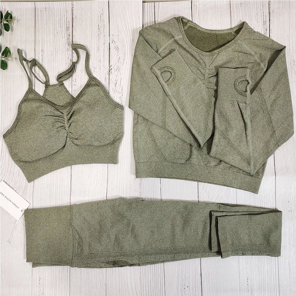 3PCS Armygreen