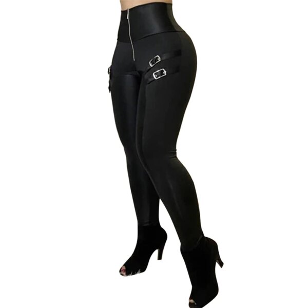 Pantalon crayon Slim d'été Sexy taille haute, Bandage, Type de taille, Style avant, longueur, matériau, Type de motif d'âge