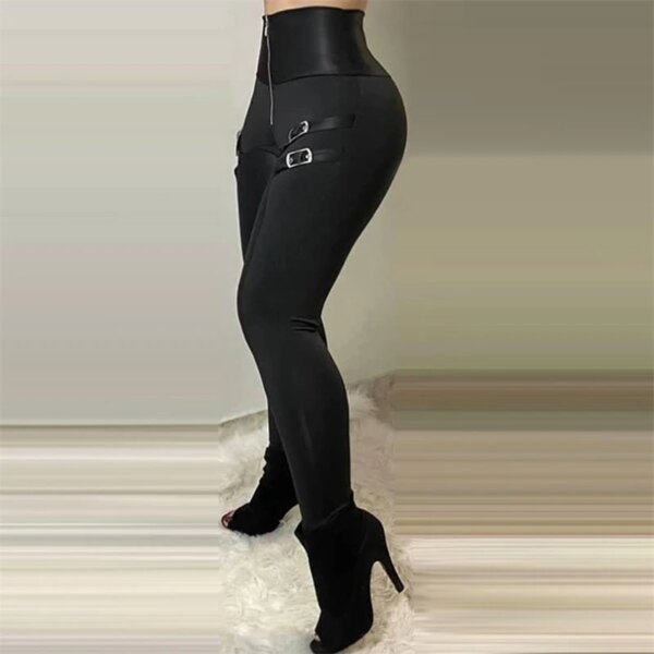 Pantalon crayon Slim d'été Sexy taille haute, Bandage, Type de taille, Style avant, longueur, matériau, Type de motif d'âge