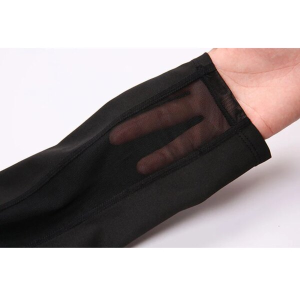 Leggings en maille pour femmes, pantalon noir, Sexy, avec insertion gothique, Capris de sport, nouvelle collection