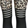 Leggings de sport en maille pour femmes, taille haute, Push Up, imprimé léopard, respirant, longueur cheville