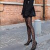 Collant gothique fins et transparents pour femmes, F3MD, Vintage