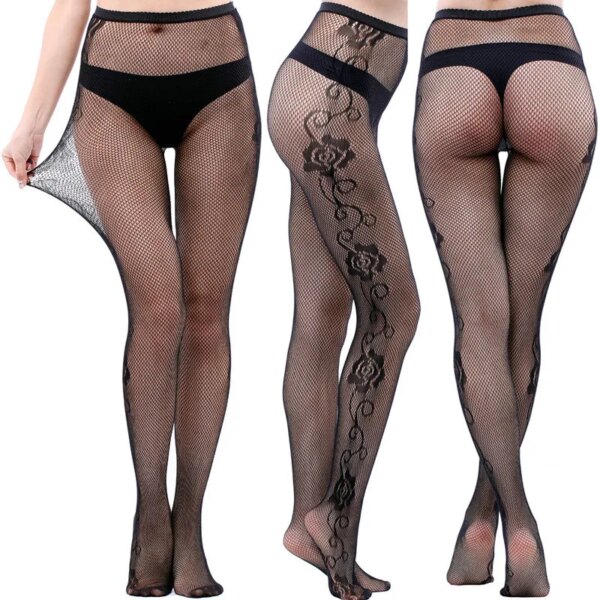 Collant femme grande taille – lingerie en maille élégante