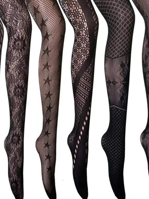 Collant femme grande taille – lingerie en maille élégante