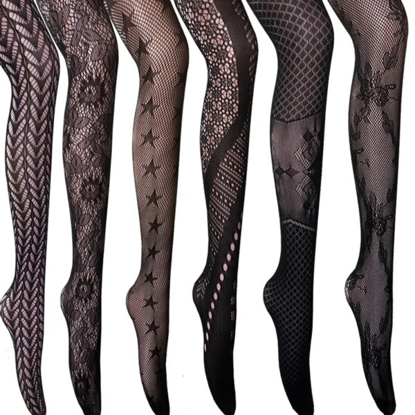 Collant femme grande taille – lingerie en maille élégante