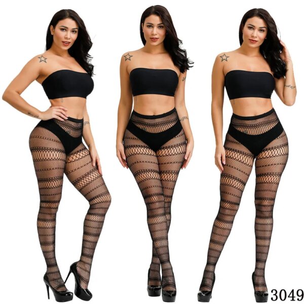 Collant femme grande taille – lingerie en maille élégante