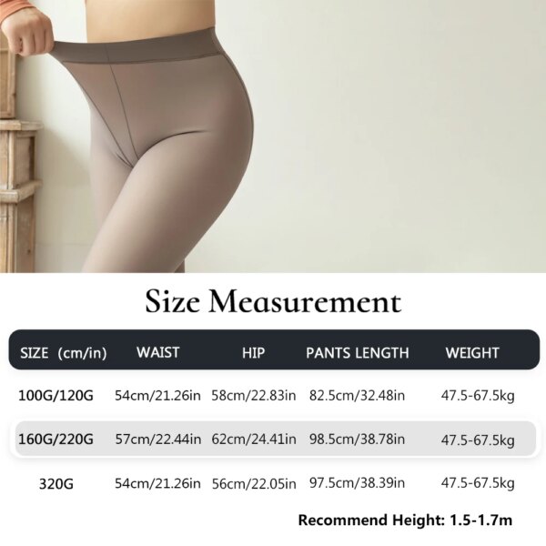Collant thermique grande taille pour femmes, en molleton chaud pour l'hiver, bas Sexy pour dames