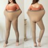 Collant thermique grande taille pour femmes, en molleton chaud pour l'hiver, bas Sexy pour dames