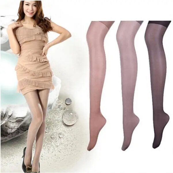 femme bas de Protection solaire d'été taille haute pour femmes, collants élastiques respirants et Sexy