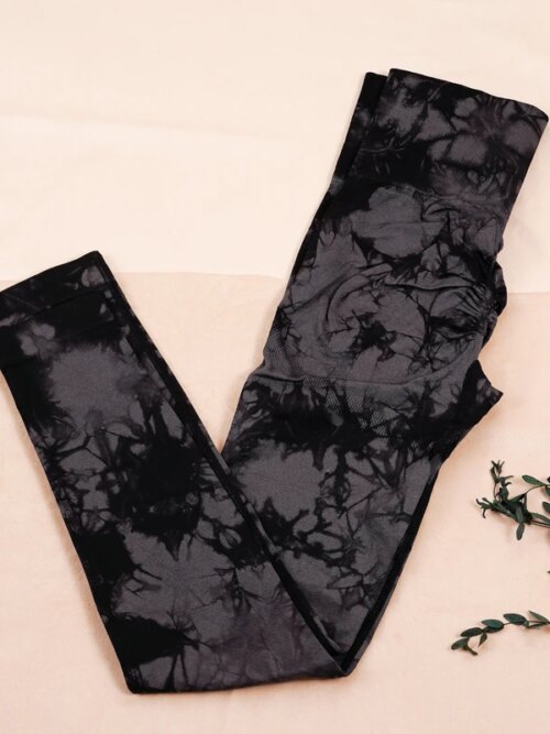 Pantalon de Yoga sans couture pour femmes, collant de Sport, taille haute, Fitness, entraînement