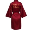 peignoir satin Robe de mariée en Satin de soie, Robes de demoiselle d'honneur pour femmes