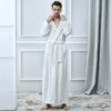 Peignoir de bain en molleton de corail Extra Long, grande taille, pour femmes et hommes=