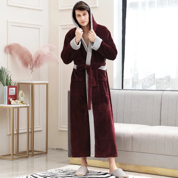 24575-d3a33a.jpg Peignoir de bain en flanelle pour femmes, grande taille, Kimono, rose chaud