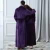 Peignoir thermique de luxe en flanelle Extra Long pour femmes et hommes