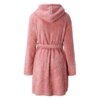peignoir  Robe à bandes pour femmes, pyjama doux, confortable et chaud