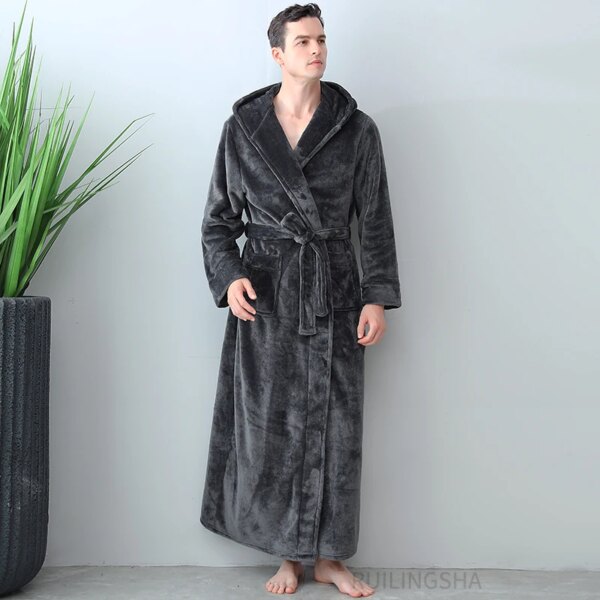 25269-dcb72c.jpg peignoir Robe de bain en flanelle Extra longue pour homme et femme