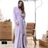 peignoir Robe de bain en flanelle Extra longue pour homme et femme