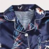 pyjama satin femme quatre pièces et dentelle pour femmes, vêtements de nuit Sexy
