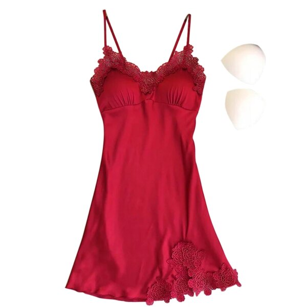 pyjama satin femme et dentelle vêtements de nuit Sexy, 5 pièces