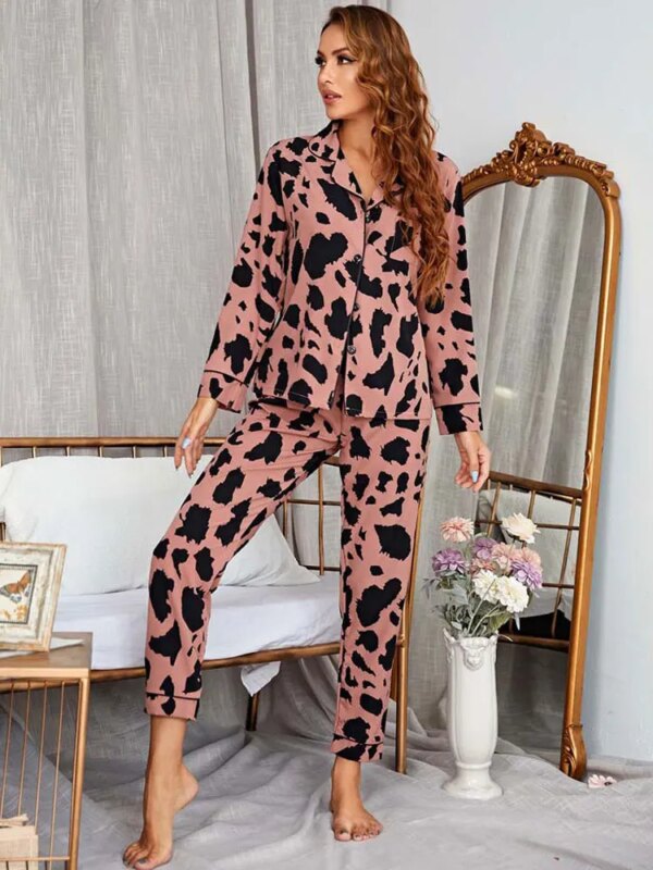 28265-729854.jpg pyjama en satin léopard pour femmes, ensemble de printemps