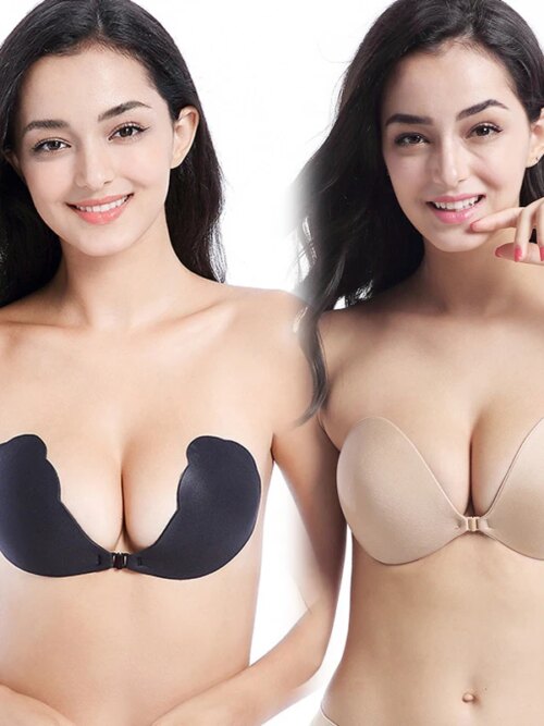 Soutien-gorge push up femme – dentelle blanche sans couture