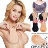 Soutien gorge Push-Up Invisible sans bretelles pour femmes, 1 paire, collant, sans bretelles