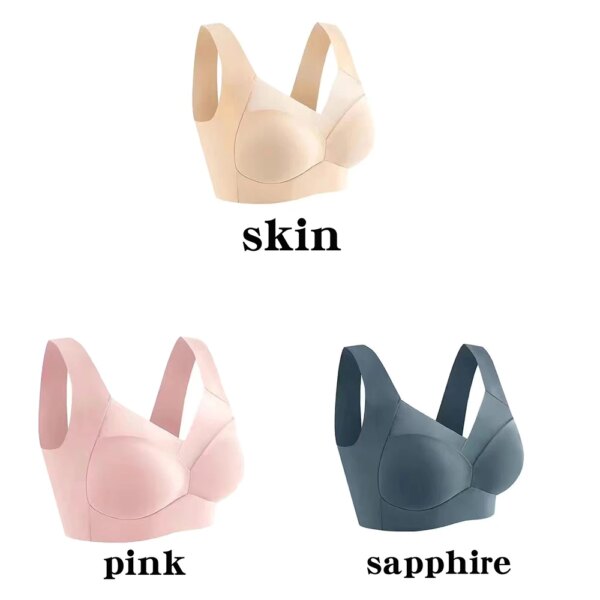 Soutien gorge Push Up sans couture pour femmes 3 pièces brassière de sport Bh en dentelle