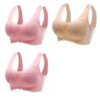 Soutien gorge grande taille en Latex pour femmes, sous-vêtement sans couture, BH Push Up