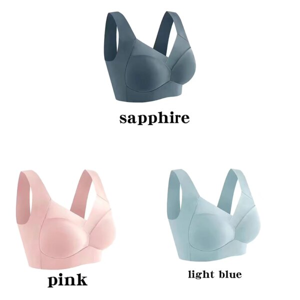 Soutien gorge Push Up sans couture pour femmes 3 pièces brassière de sport Bh en dentelle