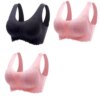 Soutien gorge grande taille en Latex pour femmes, sous-vêtement sans couture, BH Push Up