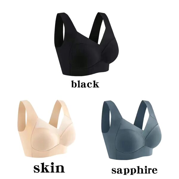 28662-723ce7.jpg Soutien gorge Push Up sans couture pour femmes 3 pièces brassière de sport Bh en dentelle