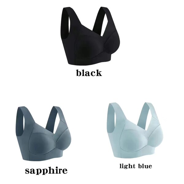 Soutien gorge Push Up sans couture pour femmes 3 pièces brassière de sport Bh en dentelle