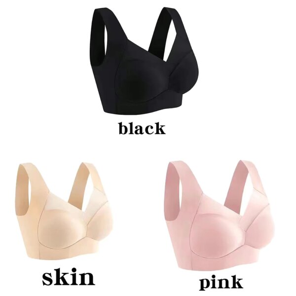 Soutien gorge Push Up sans couture pour femmes 3 pièces brassière de sport Bh en dentelle