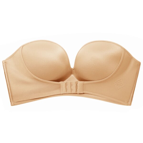 28935-7545e0.jpg soutien gorge ajustable sans bretelles pour femmes, Sexy, Invisible, Push-Up, couleur unie