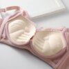 Soutien gorge Push Up en dentelle florale pour femmes, Sexy, sans fil, doux