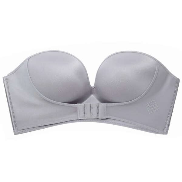 soutien gorge ajustable sans bretelles pour femmes, Sexy, Invisible, Push-Up, couleur unie