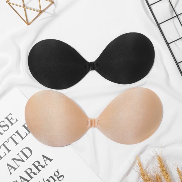 Soutien gorge push-up pour femme, lingerie sexy, invisible, autoadhésif, en silicone