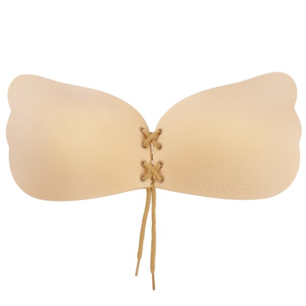 Soutien gorge push-up pour femme, lingerie sexy, invisible, autoadhésif, en silicone