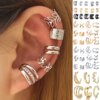 boucle d'oreille femme Ensemble de boucles d'oreilles en forme de feuilles pour femmes