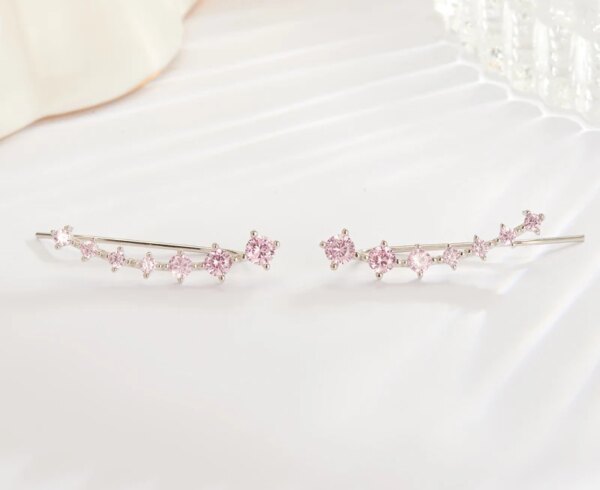 boucle d'oreille femme zircon 925, argent fin, pour femme, haute qualité, super brillant, en ligne