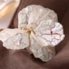 boucle d'oreille femme coréennes en forme de pétale de fleur pour femmes, bijoux en alliage