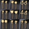 boucle d'oreille femme en acier inoxydable pour femmes, bijoux à la mode