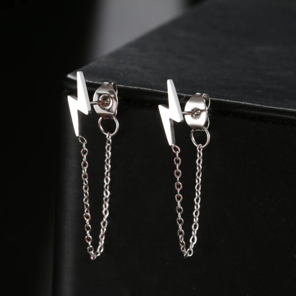 boucle d'oreille femme en acier inoxydable pour femmes, bijoux à la mode