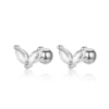 boucle d'oreille femme 2 pièces petites boucles d'oreilles Huggies en acier inoxydable pour femmes