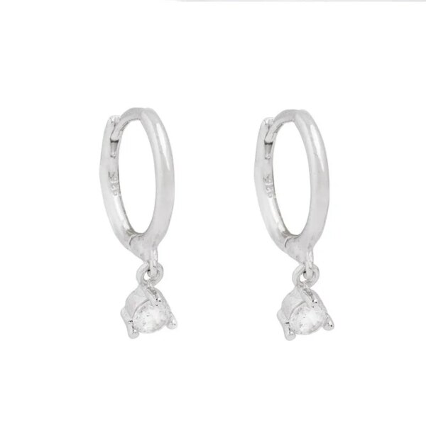boucle d'oreille femme 2 pièces petites boucles d'oreilles Huggies en acier inoxydable pour femmes