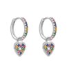 boucle d'oreille femme ensemble de boucles d'oreilles en or pour femmes, boucles d'oreilles en Zircon coloré